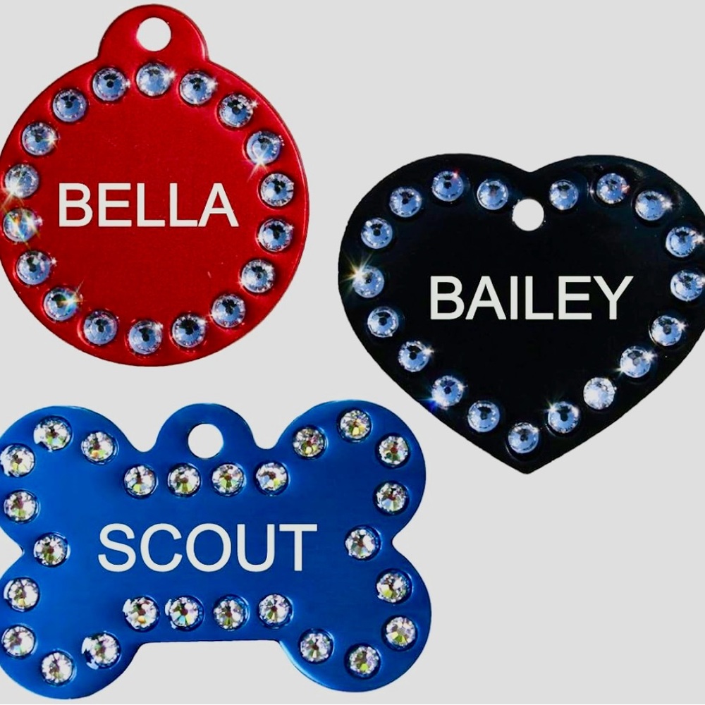 Personalized engraved pet tags